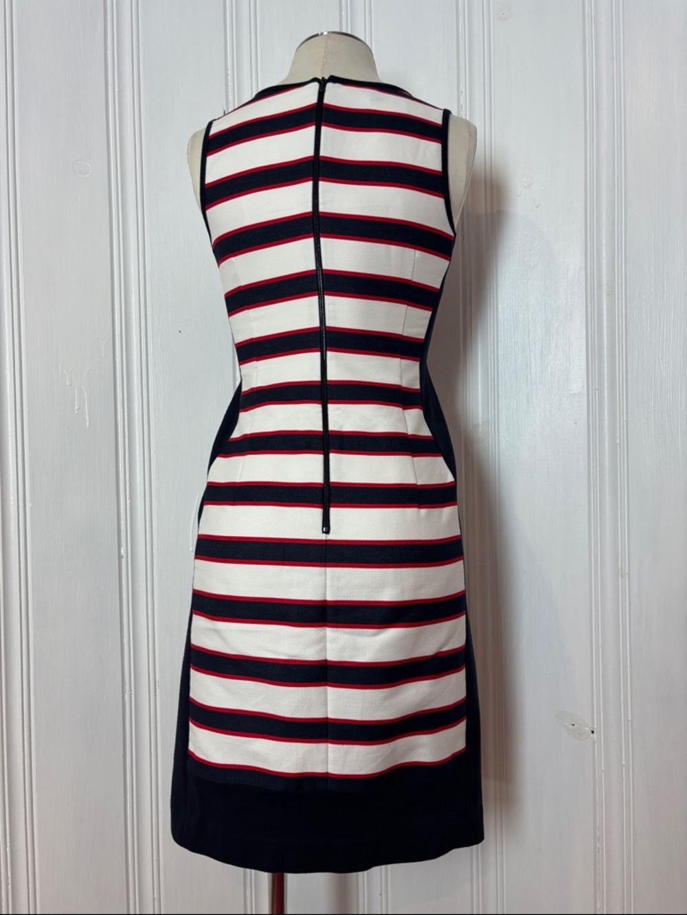 TEENFLO Montreal Nautical Stripe Sheath Dress - Size 4 - Picture 3 of 8